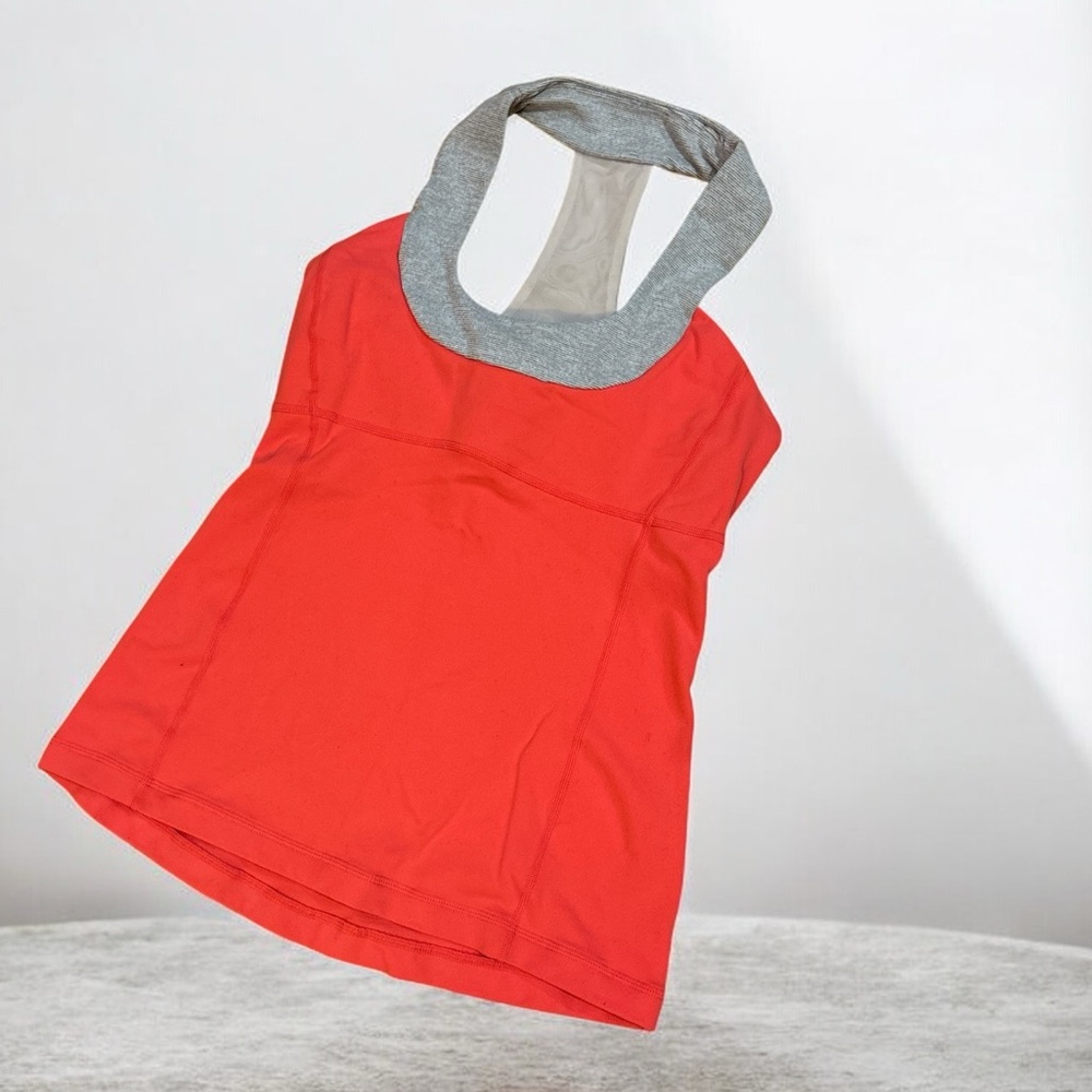 ✨ Lululemon Active Tank Top | Shelf Bra Support | Size 6 | Red | MSRP $58 ❤️